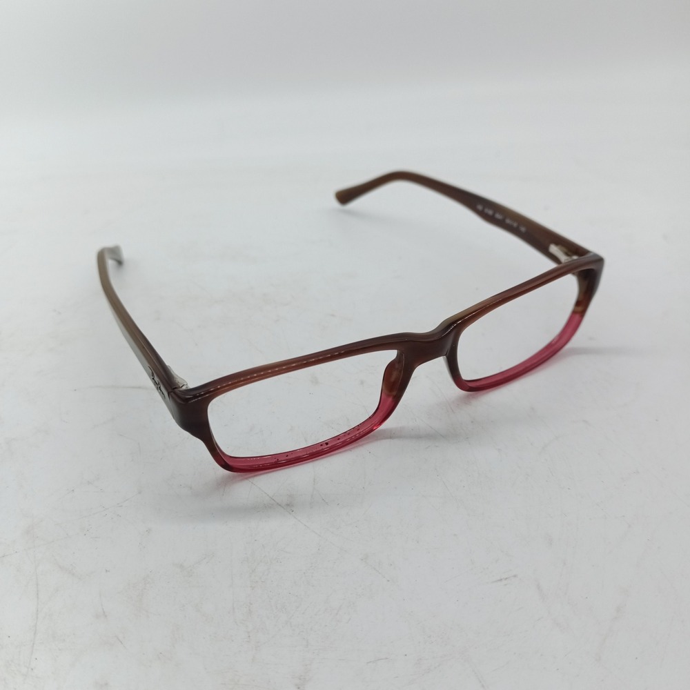 Ray-Ban RB5169 5541 Brown Burgundy Fade Rectangular Eyeglasses Frames Only 102